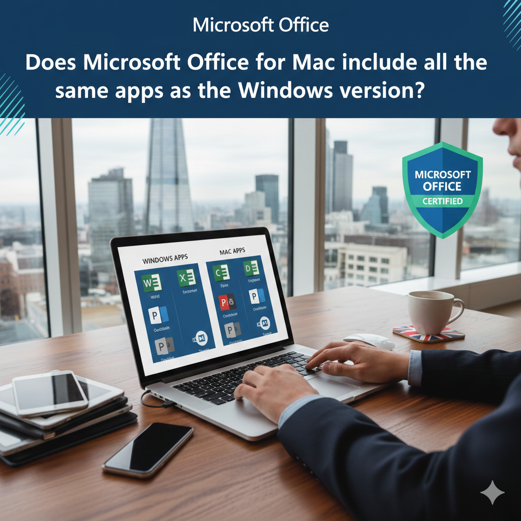 Does Microsoft Office for Mac include all the same apps as the Windows version