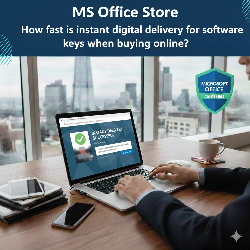 Instant digital delivery for software keys